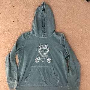 slytherin green sweatshirt